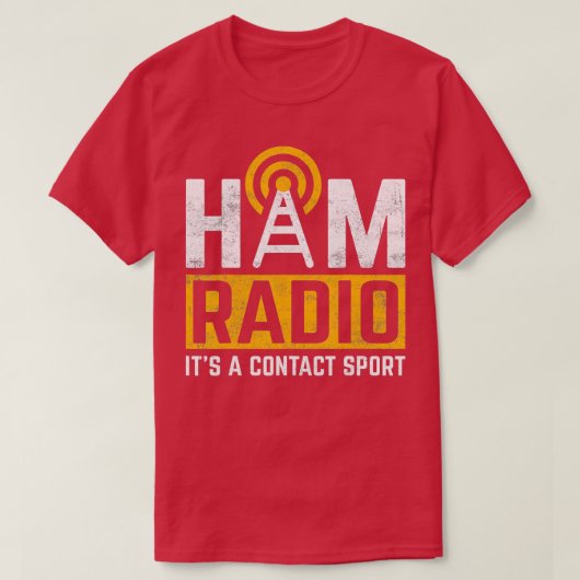 Ham Radio Its a Sport hamラジ連絡オ・アマチュアra Tシャツ (デザイン正面)