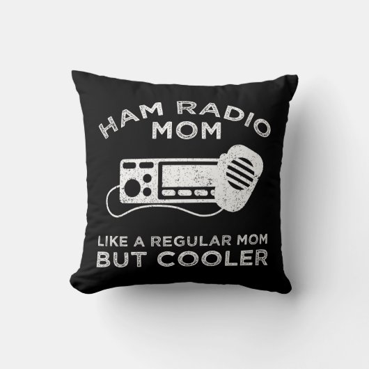 Ham Radio Mom – 普通の母親のように クッション (正面)