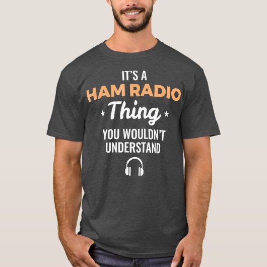 Ham Radio OperatorギフトTシャツ Tシャツ (正面)