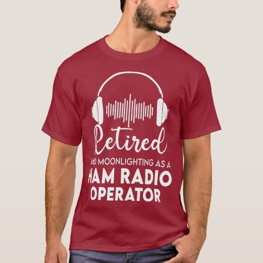 Ham Radio Operator 退職した Shirtの素晴らしパパ Tシャツ (正面)