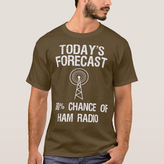 Ham Radio Operator Amateur Radio Funny Shirt Tシャツ (正面)