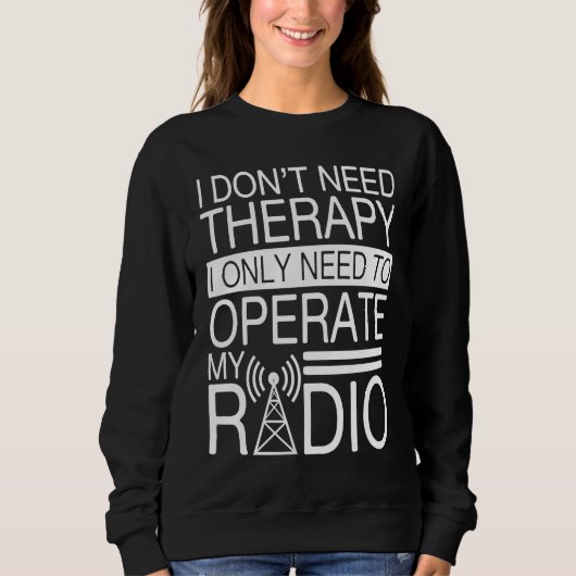Ham Radio Operator Costume Radio Tower スウェットシャツ (正面)