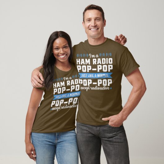 Ham Radio Operator Funny Radioactive Amateur Men Tシャツ (ユニセックス)