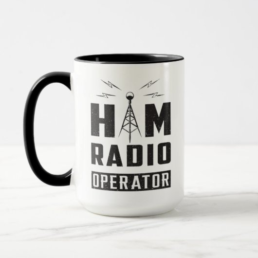 Ham Radio Operator Mug マグカップ (左)