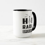 Ham Radio Operator Mug マグカップ (正面右)