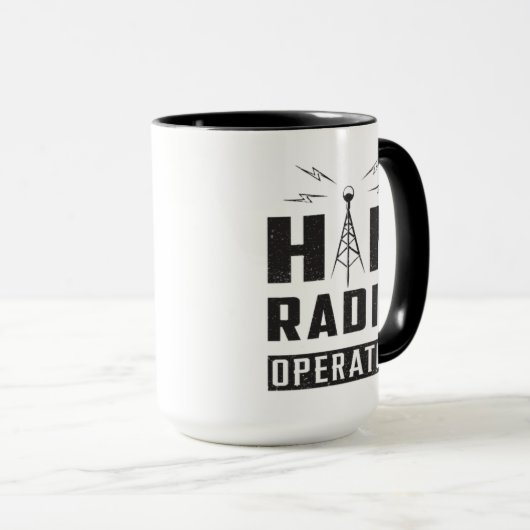 Ham Radio Operator Mug マグカップ (正面右)