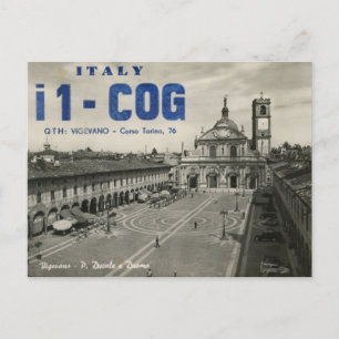 Ham Radio QSL Cardイタリアのはがき ポストカード