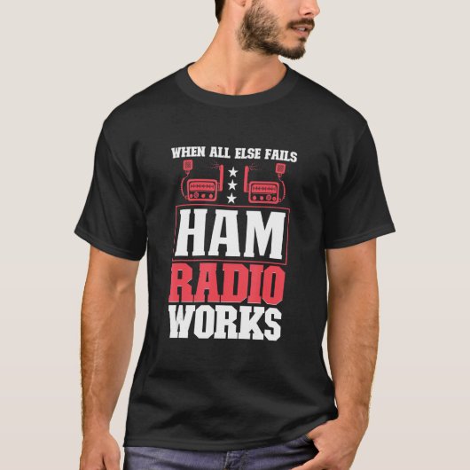 Ham Radio Radio Operator Amateur Radio Signal 1 Tシャツ (正面)