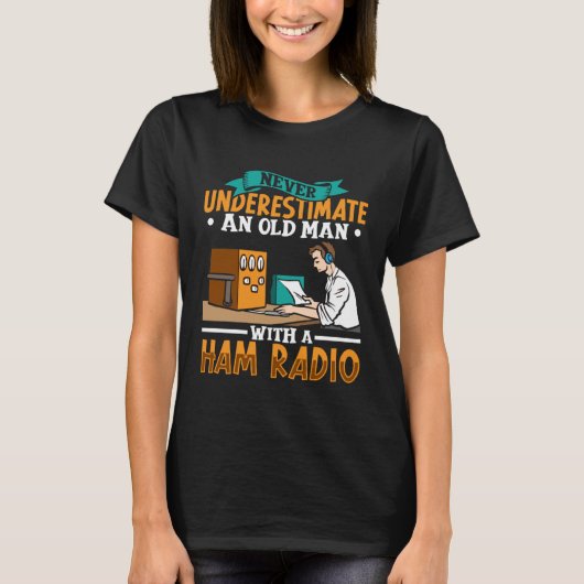 Ham Radio Radio Operator Amateur Radio Signal Tシャツ (正面)