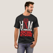 Ham Radio The Social Networkオリジナル Tシャツ (正面フル)