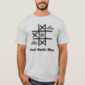 Ham Radio Tic Tac Toe Tシャツ (正面)