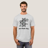 Ham Radio Tic Tac Toe Tシャツ (正面フル)