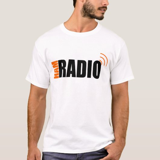 Ham Radio Wave Tシャツ (正面)