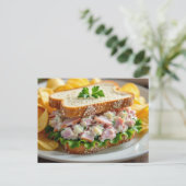 Ham Salad Recipe Card ポストカード (スタンド正面)