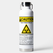 Ham Shackおもしろい Caution Radio Operator(HAM Shack Ca