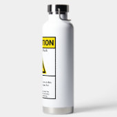 Ham Shackおもしろい Caution Radio Operator(HAM Shack Ca ウォーターボトル (左面)