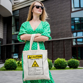 Ham Shackおもしろい Caution Radio Operator(HAM Shack Ca トートバッグ