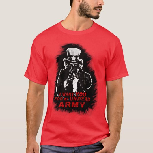Ham Zombie叔父さん Tシャツ (正面)