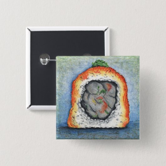 hamachiピン 缶バッジ (正面&裏面)