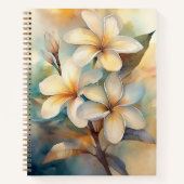 Hamakua Plumeria Notebook ノートブック (正面)