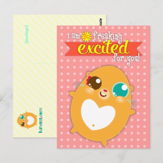 Hambiscuit - So Freaking Excited - カスタムHambiscuit ポストカード (正面/裏面)