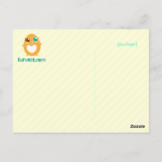 Hambiscuit - So Freaking Excited - カスタムHambiscuit ポストカード (裏面)