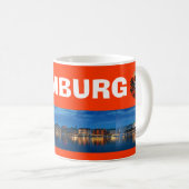 Hamburg*のパノラマ式のコップ コーヒーマグカップ (正面右)