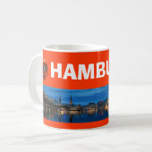 Hamburg*のパノラマ式のコップ コーヒーマグカップ (正面左)