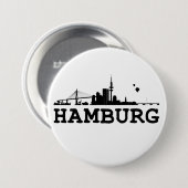 Hamburg Button / Anstecker / Pin 缶バッジ (正面&裏面)