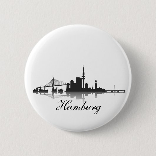 Hamburg Button / Anstecker / Pin 缶バッジ (正面)