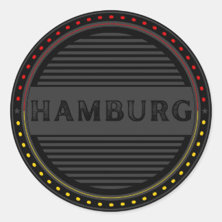 Hamburg City Pride Emblem – German Identity ラウンドシール