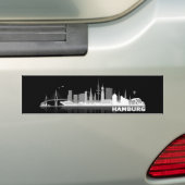 Hamburg City Skyline Autoaufkleber / Aufkleber バンパーステッカー (車上)