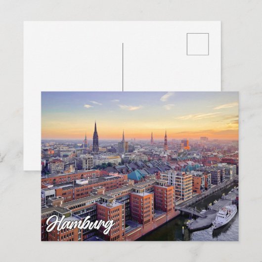 Hamburg, Germany ポストカード (正面/裏面)