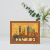 Hamburg Germany City Art ポストカード (スタンド正面)