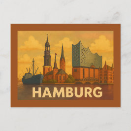 Hamburg Germany City Art ポストカード