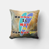 Hamburg Is Not A Hamburger クッション (正面)