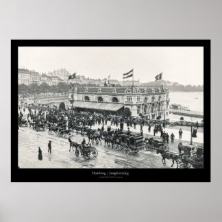 Hamburg / Jungfernstieg ポスター