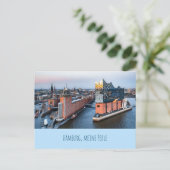Hamburg, meine Perle - Postkarte Erinnerungskarte シーズンポストカード (スタンド正面)
