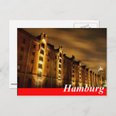 Hamburg Postkarte - Speicherstadt ポストカード (正面/裏面)