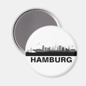 Hamburg Skyline Kühlschrank Magnet マグネット (正面/裏面)