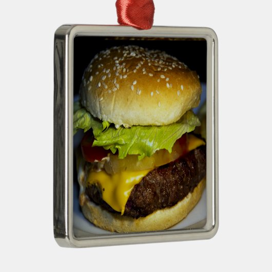 Hamburger メタルオーナメント (右)