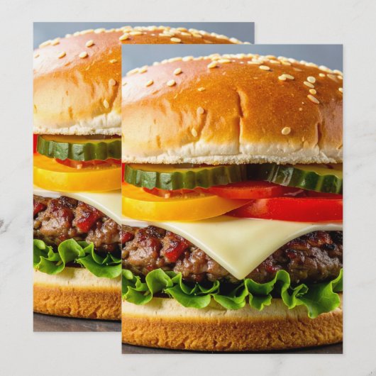 hamburger メニュー (正面/裏面)