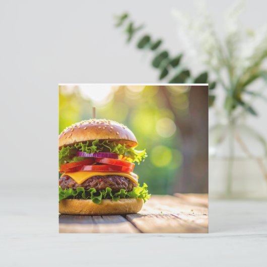 hamburger 招待状 (スタンド正面)