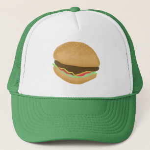 Hamburger Cheeseburger Burger Art キャップ