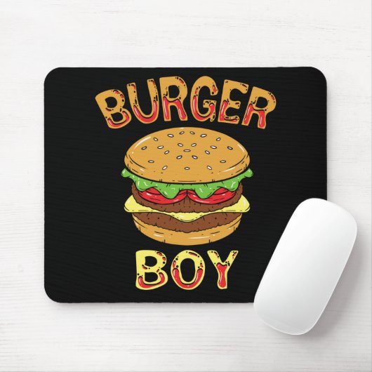 HAMBURGER / CHEESEBURGER: Burger Boy マウスパッド (マウス)
