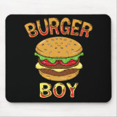 HAMBURGER / CHEESEBURGER: Burger Boy マウスパッド (正面)