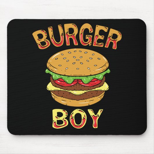 HAMBURGER / CHEESEBURGER: Burger Boy マウスパッド (正面)