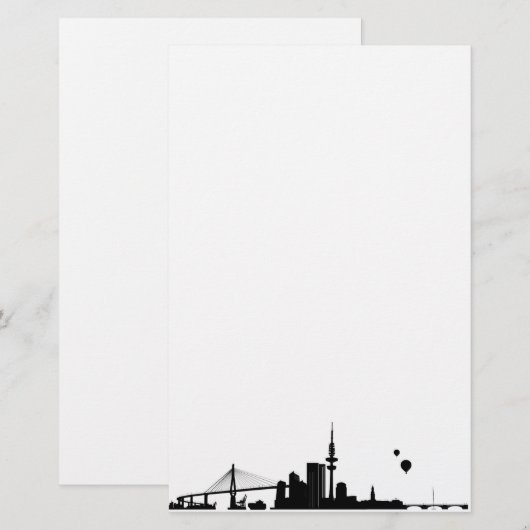 Hamburger Geschenkidee 便箋 (正面/裏面)