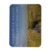 Hamburger Hallig (Wadden Sea,ドイツ) マグネット (縦)