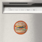 Hamburger Illustration magnets マグネット (インサイチュ (食洗機))